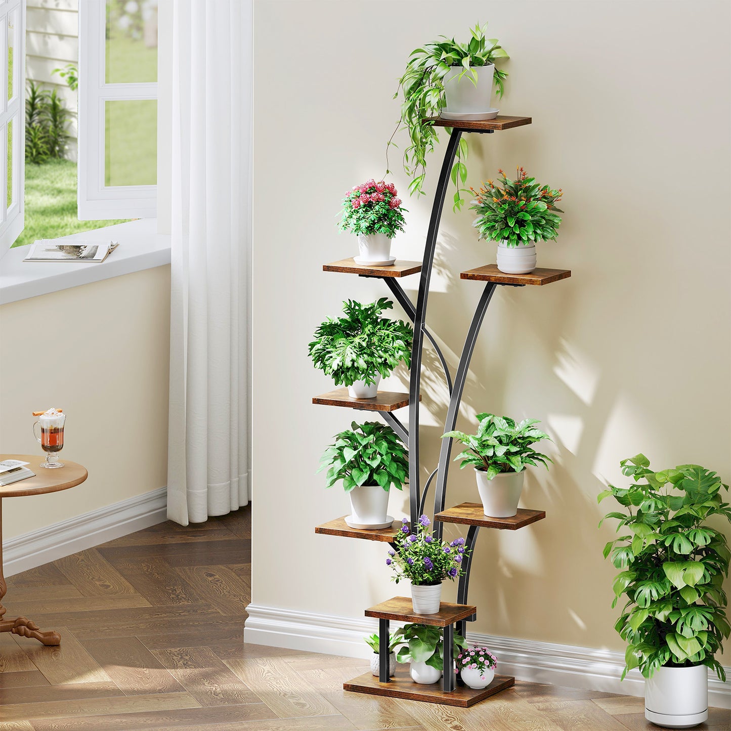 Plant Stand with Grow Light, Perfect for Living Rooms and Offices