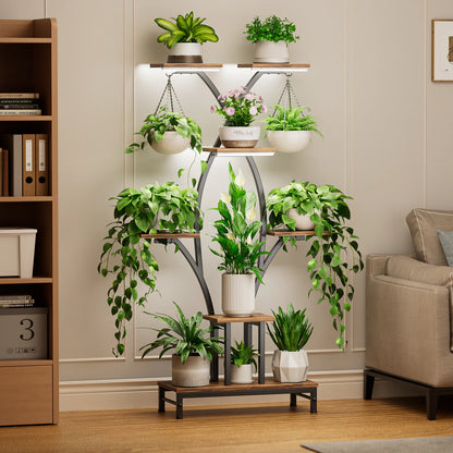 Plant Stand with Grow Light, Perfect for Living Rooms and Offices