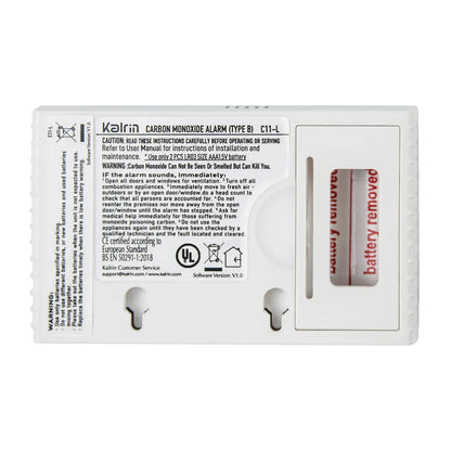 Carbon Monoxide Detector with 10 Year Life, LED Display CO Alarm Detector Built in 360° Precision Sensors