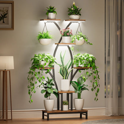 Plant Stand with Grow Light, Perfect for Living Rooms and Offices