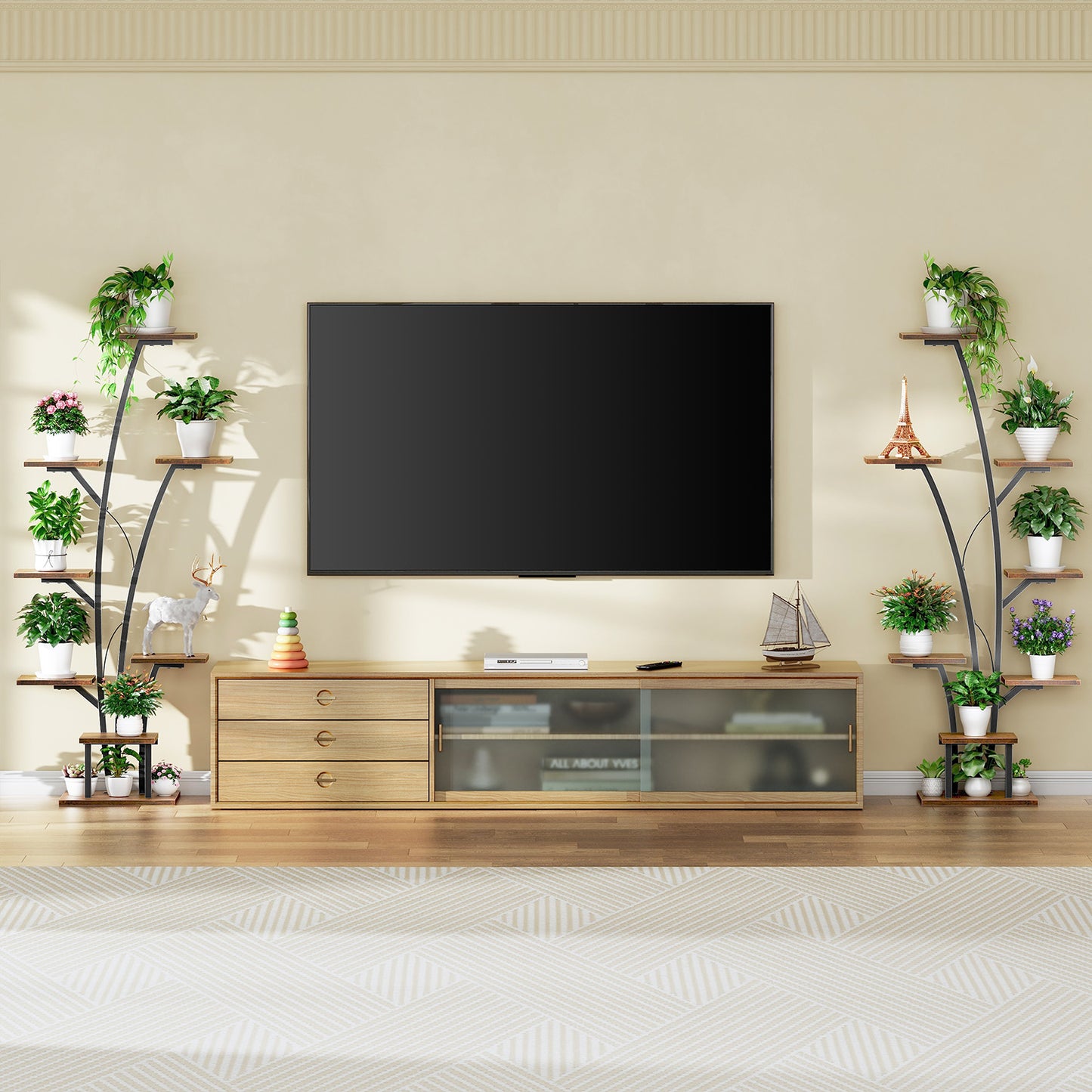 Plant Stand with Grow Light, Perfect for Living Rooms and Offices